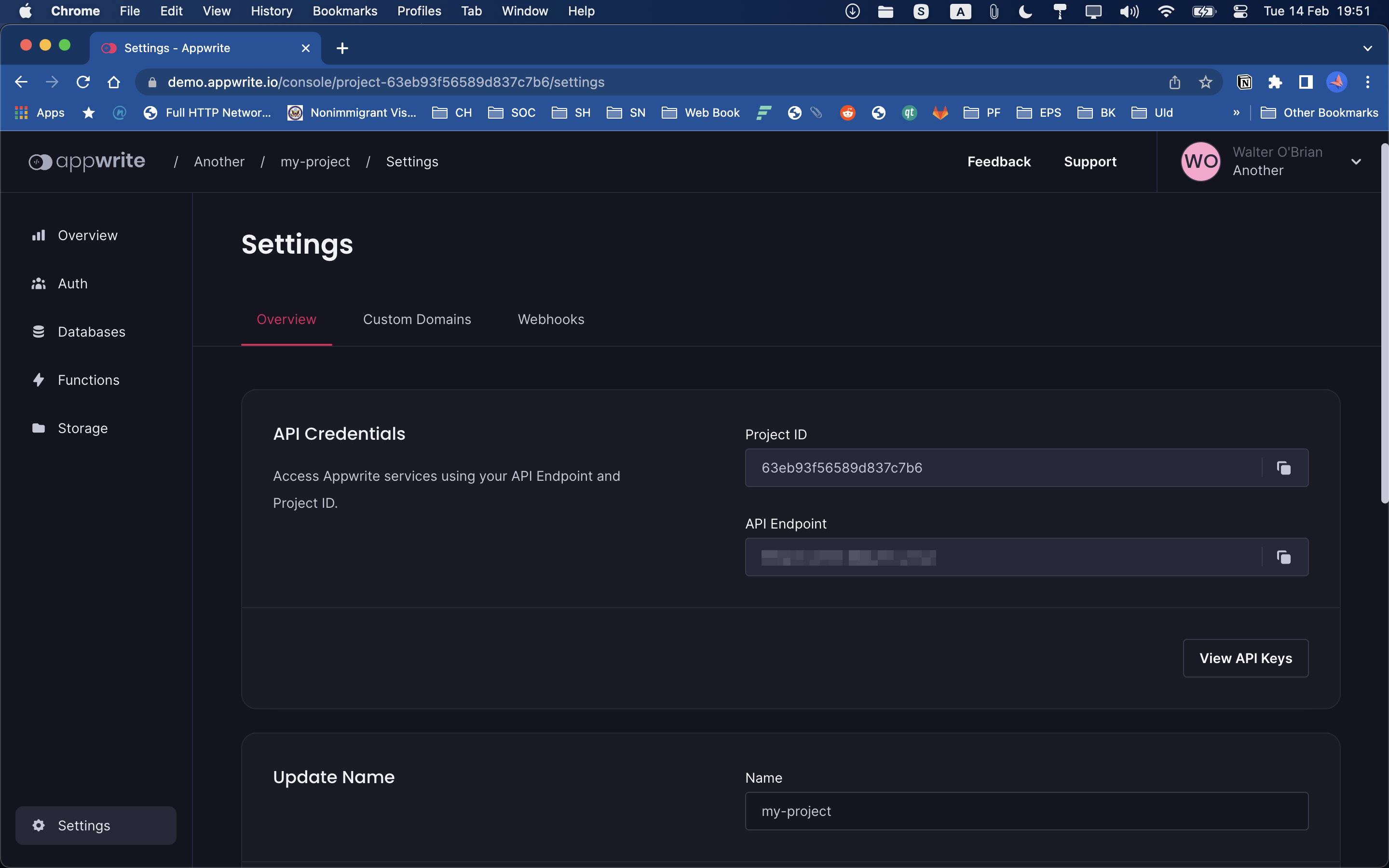 Project Settings