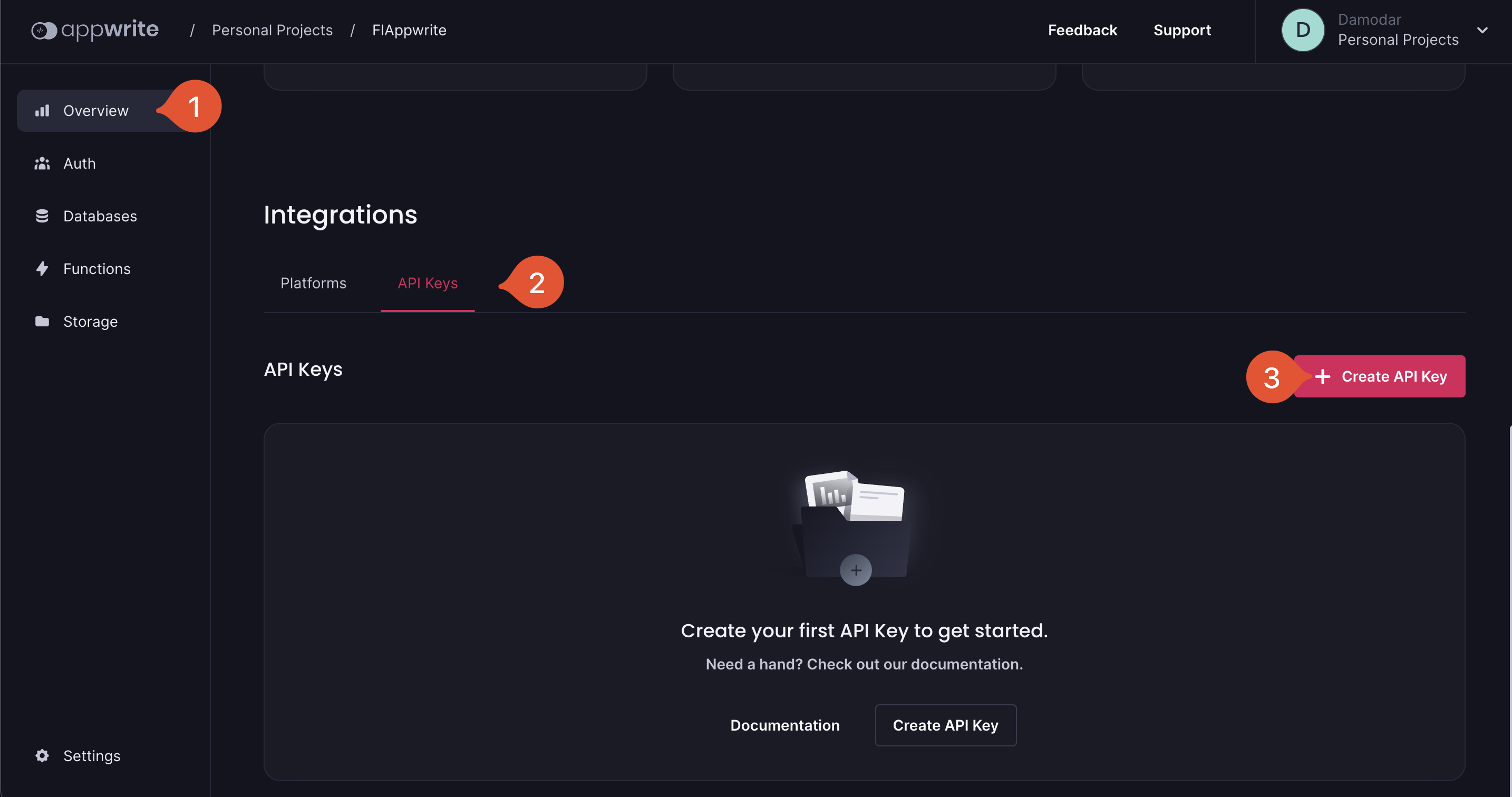 Create API Key